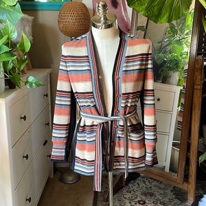 Vintage unique Jack Winter striped cardigan